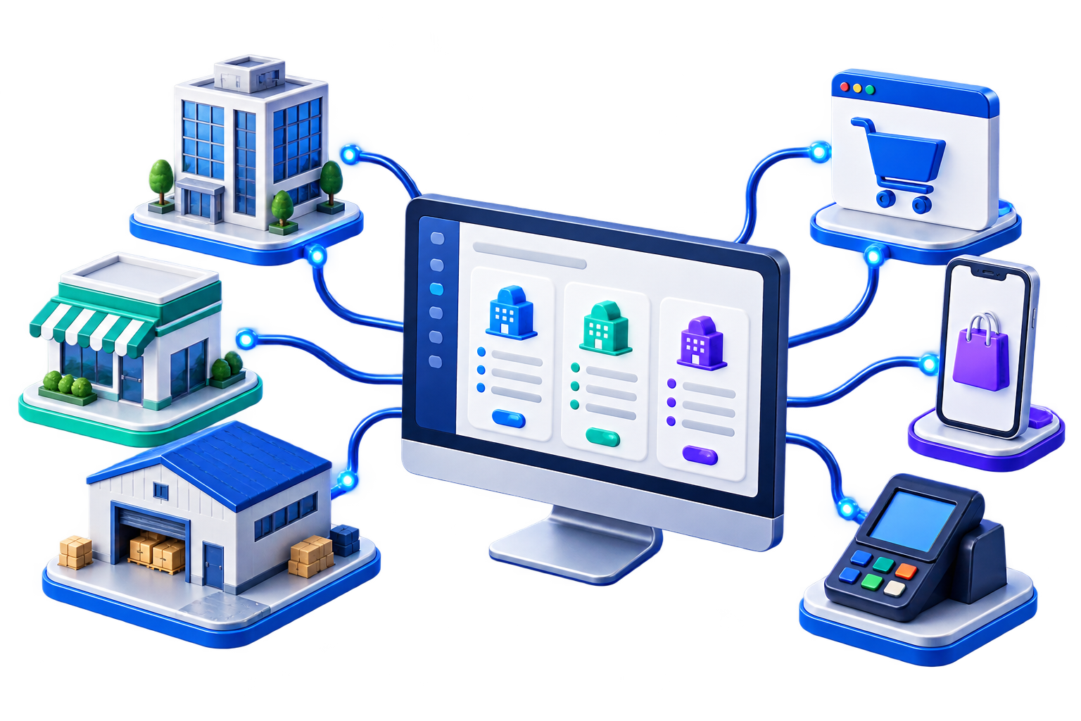 Integre sua operação, canal de distribuição e loja online